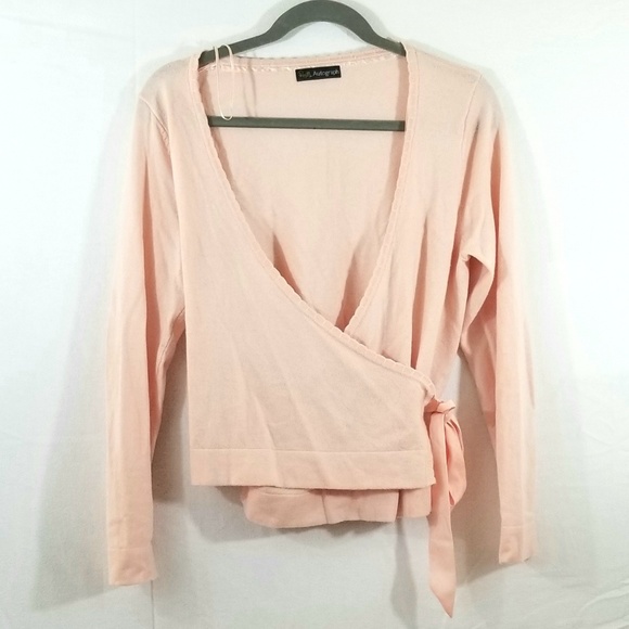 Sweaters - Cashmere blend Ballet pink wrap sweater